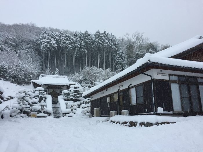 雪の薬師堂